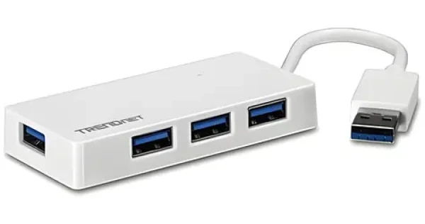 TRENDnet Mini USB 3.0 Hub 4-portový / USB hub / 4x USB 3.0 (TU3-H4E)