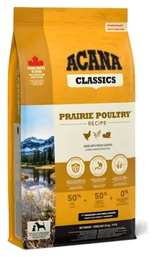 Acana Classics Prairie Poultry / Granule pro psy / Drůbež / Dospělý pes / Všechna plemena / 14,5 kg