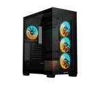 GIGABYTE case GB-C500P ST, Mid tower, 1xUSB-C 3.2, 2xUSB 3.0, 4x 120mm ARGB Fan, černá EDF_1706040