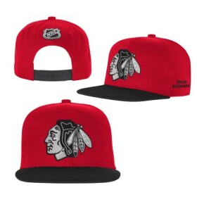 Outerstuff Dětská kšiltovka Chicago Blackhawks Essentials Flatbrim Snapback