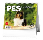 Stolní kalendář 2027 Baloušek IDEÁL Pes - věrný přítel /s psími jmény/