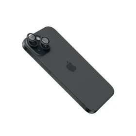 Pro Ochranná skla čoček fotoaparátů Fixed Camera Glass pro Apple iPhone 16/16 Plus, černá