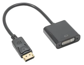Akyga DVI (F) - DisplayPort (M) / Redukce / ABS / 20 cm (AK-AD-58)