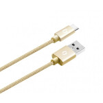 Aligator Datový kabel PREMIUM 2A, USB-C zlatý (DATKP09)