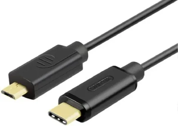 Unitek Y-C473BK černá / Kabel / USB-C - Micro-USB / 1 m (Y-C473BK)