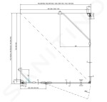 RAVAK - SmartLine Sprchová stěna SMPS-100 L, 985-1000 mm, levá, chrom/čiré sklo 9SLA0A00Z1