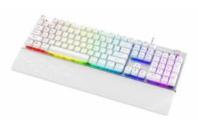 KRUX Frost RGB bílá / Herní klávesnice / Drátová / US layout / RGB (KRX0133)