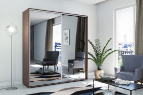 Šatní skříň Ska A01 XL Barva korpusu: Čokoláda, Rozměry: 125 cm