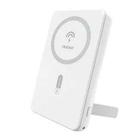 Dudao K14S+ 10000mAh bílá / Powerbanka / MagSafe se stojánkem / USB-A / USB-C / 20W