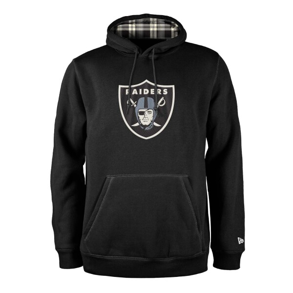 New Era Pánská mikina Las Vegas Raiders NFL Plaid 2024 3rd Down Hoodie Velikost: S