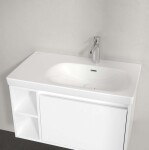 VILLEROY & BOCH - Skyla Umyvadlo, 80x46 cm, s přepadem, otvor pro baterii, alpská bílá 5A52R101
