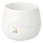 Räder Porcelánový svícen Night Hike, bílá barva, porcelán