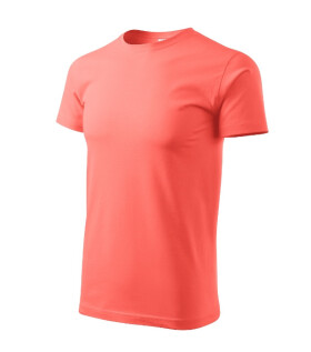 Basic tričko pánské korálová 4XL