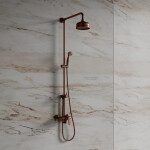 OMNIRES - ART DECO sprchový sloup, měď kartáčovaná AD5144ORB