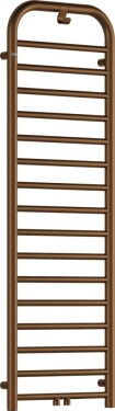 DEANTE - Silia matte brown koupelnové topení - výška 157 cm; AGI_CG51