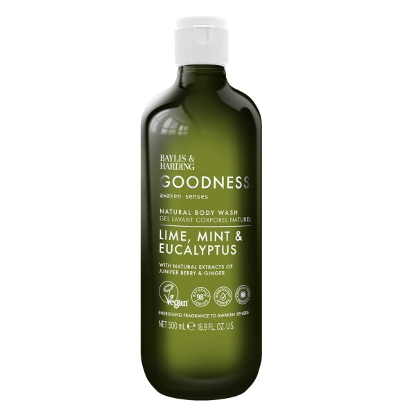 Baylis & Harding Sprchový gel Lime/Mint/Eucalyptus 500 ml, zelená barva, plast