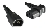 MicroConnect Power Cord C14 90° úhel - C13 1.8m černá (PE040618A)