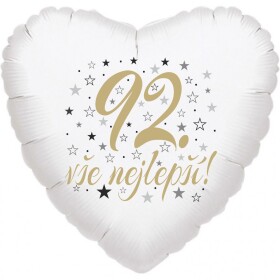 92. narozeniny balónek srdce Balonky.cz 92. narozeniny balónek srdce Balonky.cz