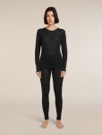 Dámské merino set triko + spodky ICEBREAKER Wmns 175 Everyday LS Crewe and Leggings Set, Black velikost: L
