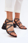 Sandály na podpatku model 215004 Step in style 36