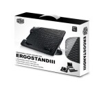 Cooler Master NotePal ErgoStand III / chladicí podstavec / do 17 / 230mm fan / 21dB @ 800 RPM / USB hub / černá (R9-NBS-E32K-GP)