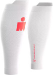 Kompresní lýtkové návleky Compressport R2 Ironman 2026 - White/Neon Red Velikost: 34-38 cm obvod lýtka