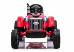 Mamido Dětský elektrický traktor s vlečkou T1 červený