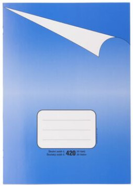 Školní sešit BOBO 420 čistý, A4