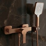 REA - Sprchová hlavice JS-031 BRUSH COPPER REA-08040