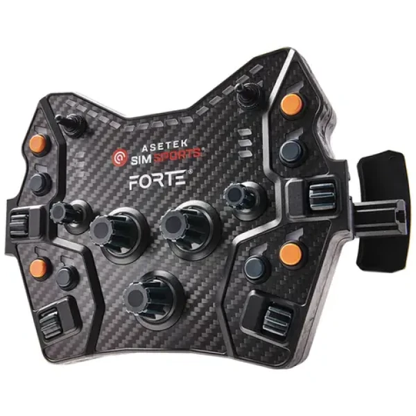 Asetek SimSports Forte GT Button Box černá / Ovládácí panel pro volanty / 17 tlačítek (40-030-0030002)