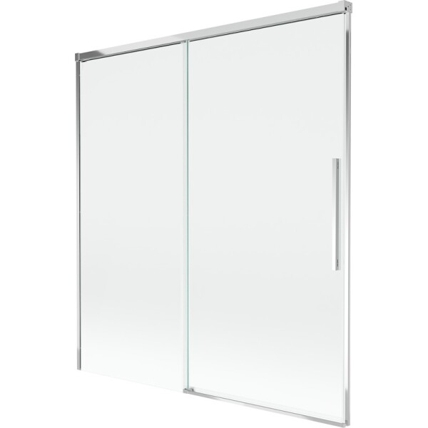 MEXEN/S - Rox vanová zástěna 2-křídlová posuvná 150 x 150, transparent, chrom 8C9-150-001-01-00