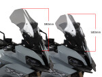 Bmw S1000Xr 20-25 M1000Xr 24-25 Výškově nastavitelný plexi štít - Tmavě kouřové
