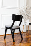 NábytekProNás Jídelní židle DIRAN čalouněná - černá (DIOSA 19)
