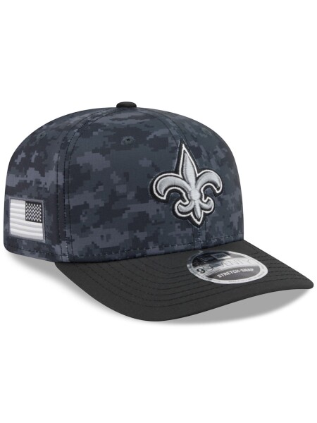 New Era Pánská kšiltovka New Orleans Saints NFL 2026 Salute to Service 9SEVENTY Stretch-Snap