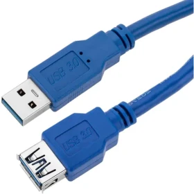 Techly prodlužovací kabel USB-A modrý / Prodlužovací kabel / USB-A - USB-A / 3 m / USB 3.2 Gen 1 (5 Gbit/s) (ICOC-U3-AA-30-EX)