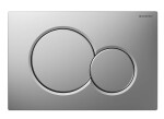GEBERIT SIGMA01 ovládací tlačítko, Easy to clean, chrom mat 115.770.JQ.5