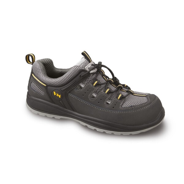VM Obuv Sandál MARIBOR 2265 S1, bezpečnostní kožený v kombinaci s textilem s kompozitní tužinkou 45 černý