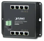 Planet WGS-4215-8T / Switch průmyslový / 8x 1000Base-T / L4 / IP30 / fanless / -40 až 75 °C (WGS-4215-8T)