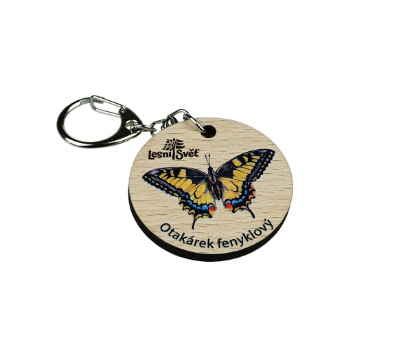 Přívěsek na klíče kulatý - Otakárek fenyklový