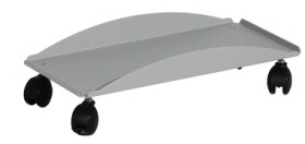 Mila Design Vozík na PC skříň :: stříbrná