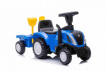 Mamido Dětské odrážedlo traktor s přívěsem New Holland T7 modrý