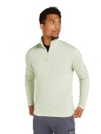 ICEBREAKER Mens 360 Realfleece Elem LS Half Z, Ashen (vzorek) velikost: M
