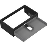 MEXEN - Box-A skříňka pro umyvadlo 80, 1 šuplík, černá mat 91AX0-0800-235-1-71