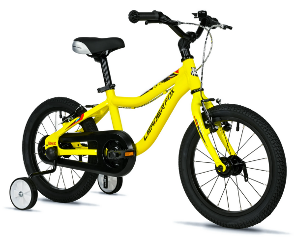 Dětské kolo LEADER FOX BUBU 16", model 2025-3, barva yellow