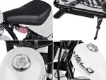 Mamido Dětská elektrická motorka Chopper 24V bílá