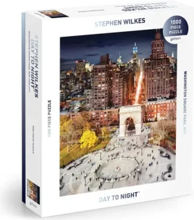 GALISON Puzzle Washington Square Park ve dne v noci