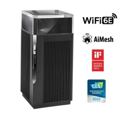 ASUS ZenWiFi Pro ET12 1-pack Wireless AXE11000 Tri-band Mesh WiFi 6E System, 2.5G WAN/LAN EDF_151705
