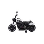 Mamido Dětská elektrická motorka Chopper Faster bílá