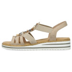 Pohodlné sandály Rieker W RKR680 beige 39