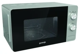 Gorenje MO17E1S stříbrná / Mikrovlnná trouba / 17 l / 700 W / volně stojící / bez displeje (MO17E1S)